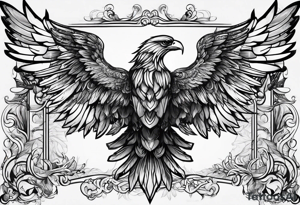 Wings with 22 tattoo idea