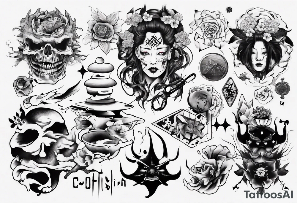 Cofussion, madness nothing is real tattoo idea