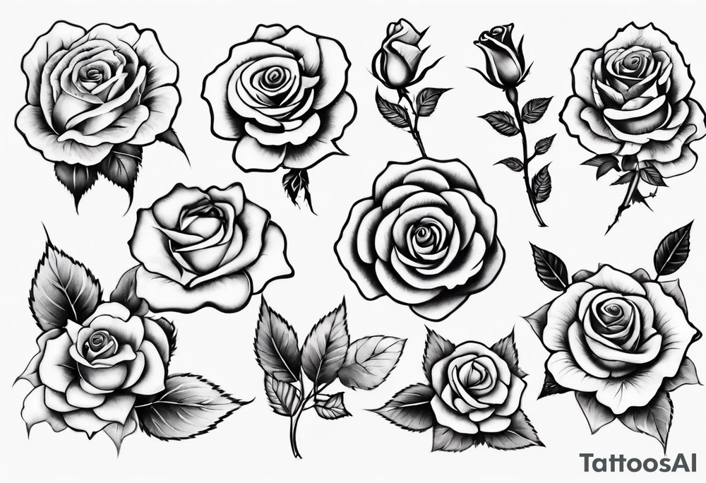 rose tattoo idea