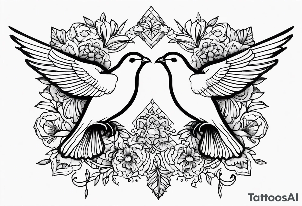 doves tattoo idea