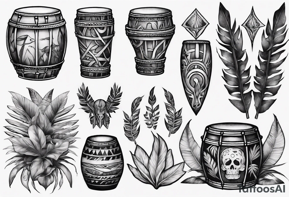 jungle drums tattoo idea