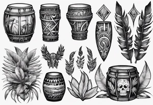 jungle drums tattoo idea