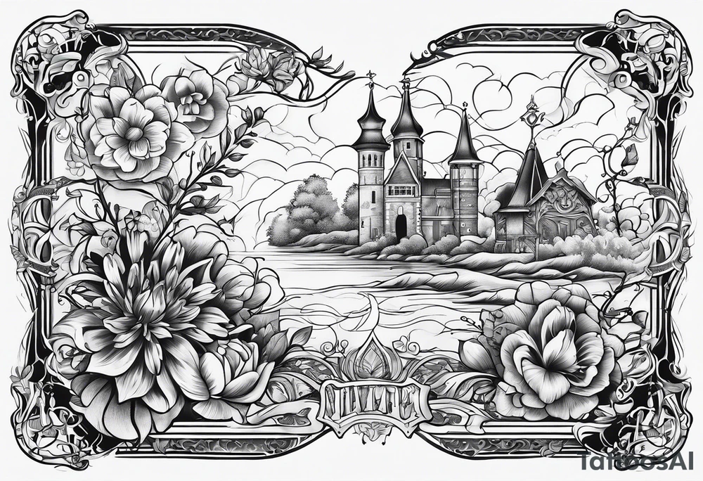 Dutch lineage/heritage tattoo. Simple, gothic feeling tattoo idea