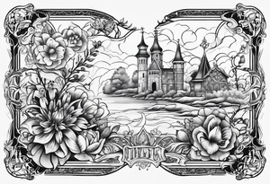 Dutch lineage/heritage tattoo. Simple, gothic feeling tattoo idea