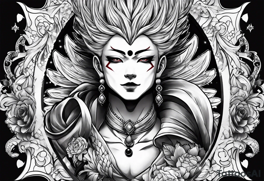 A game card like Hisoka tattoo idea