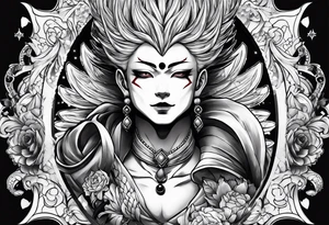 A game card like Hisoka tattoo idea