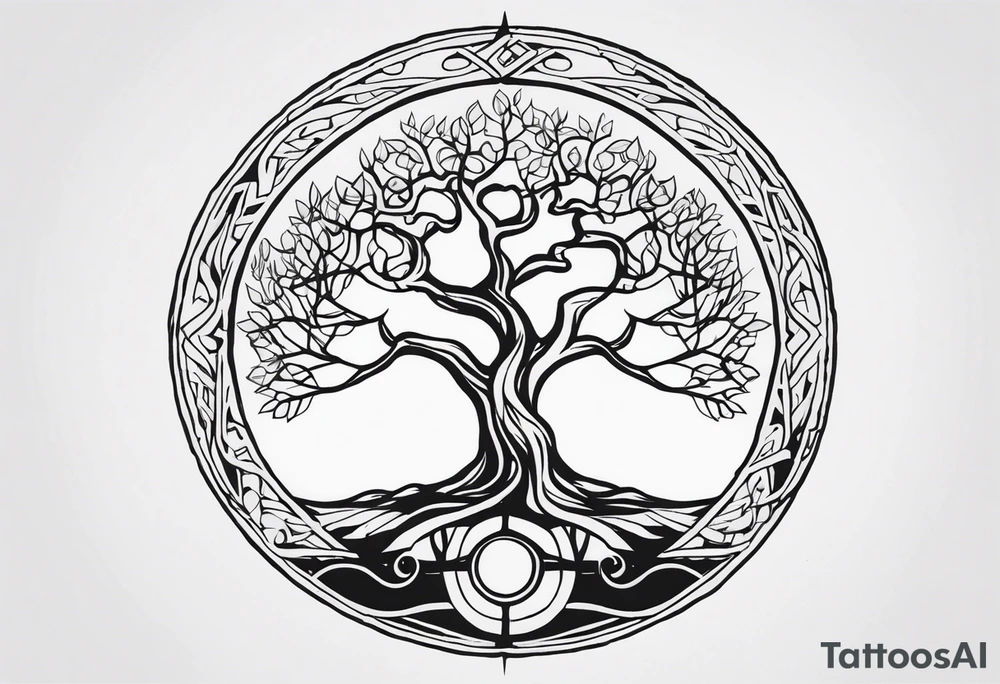Yggdrasil tattoo idea
