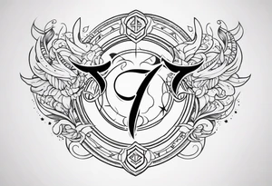 Gemini taurus zodiac signs combined tattoo idea