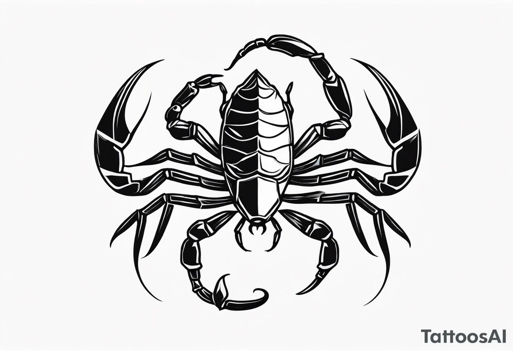 Scorpion traditional tattoo tattoo idea