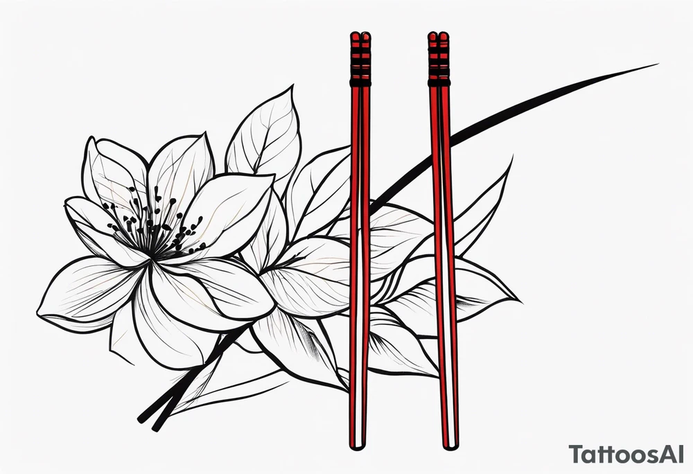 chopsticks tattoo idea