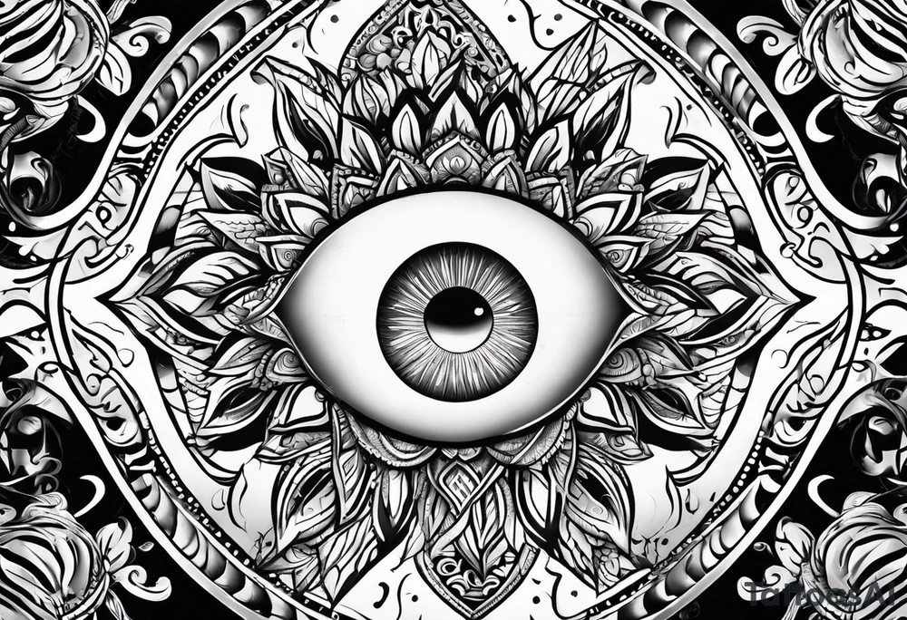 I want a tatoo with a sun which has eyes and mouth tattoo idea