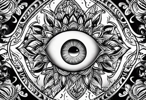 I want a tatoo with a sun which has eyes and mouth tattoo idea