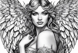 Angel remember love tattoo idea