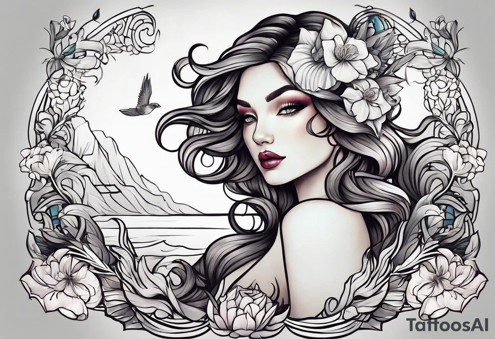 Siren tattoo idea