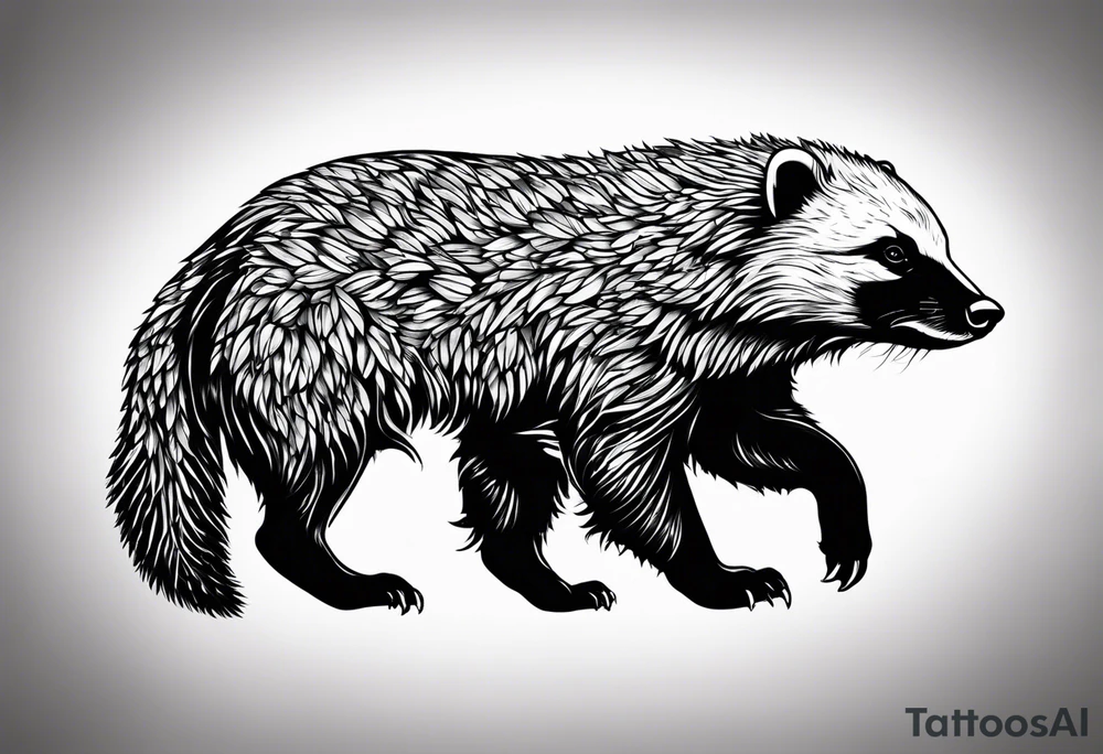 Mc honey badger tattoo idea