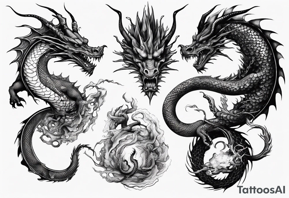 the Dragon tattoo idea