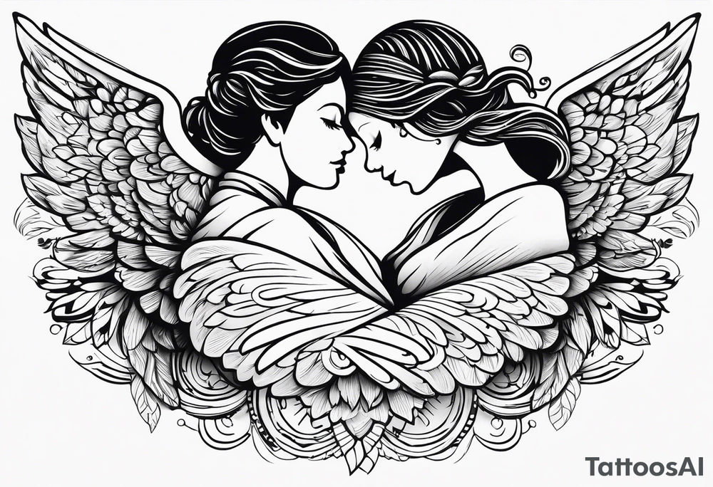We are each of us angels with only one wing, and we can only fly by embracing one another. tattoo idea