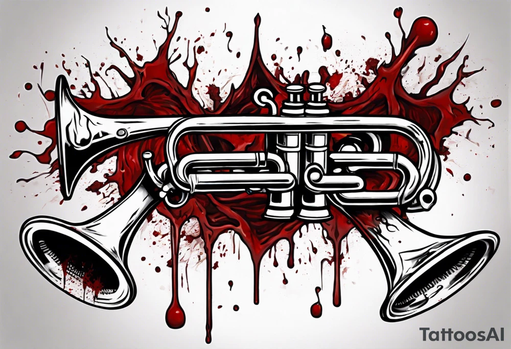 Trumpet
Horror
Blood
Cracked tattoo idea