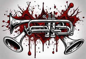 Trumpet
Horror
Blood
Cracked tattoo idea