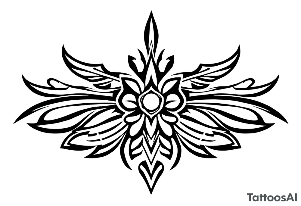 maori tattoo from the tribe of ngati kahu signifying safe travels, strength and growth tattoo idea