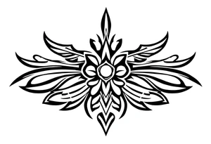 maori tattoo from the tribe of ngati kahu signifying safe travels, strength and growth tattoo idea