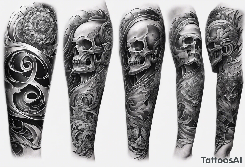 Reincarnation forearm tattoo minimalism tattoo idea