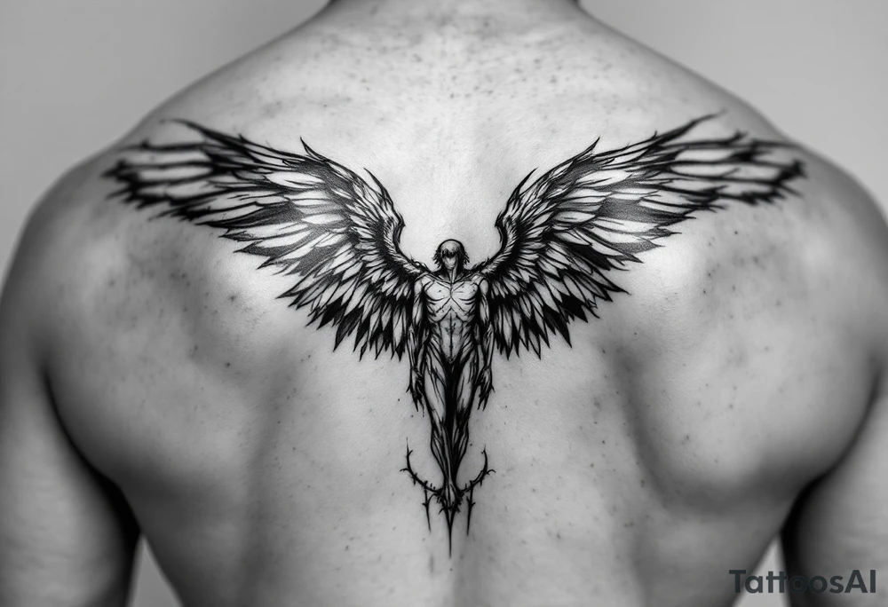 Trangender Angel tattoo idea