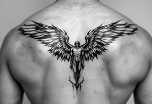 Trangender Angel tattoo idea