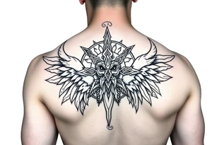 mandala tyylinen tatuointi käsivarteen jossa orlamnetaallisia kuvioita viking tyylillä tattoo idea