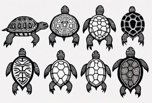 Slow tortoise tattoo idea