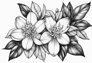 Night flowering jasmine tattoo idea