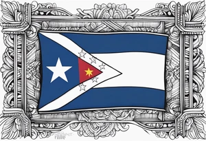 Filipino flag tattoo idea