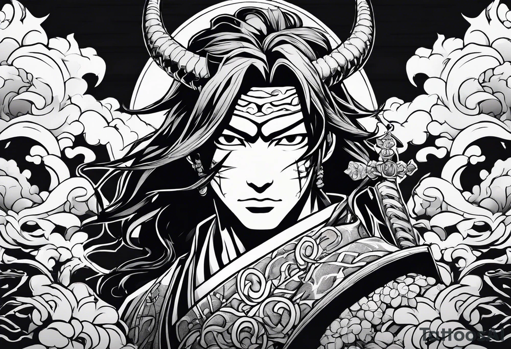 Demon Slayer tanjiro tattoo idea