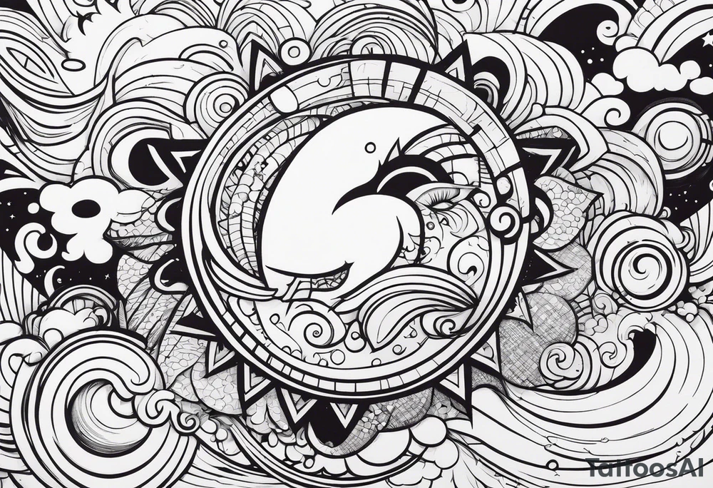 Big penis tattoo idea