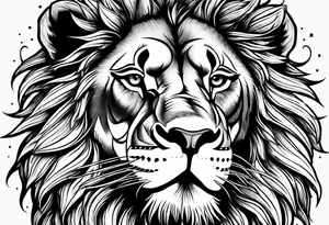 Lion roar tattoo idea