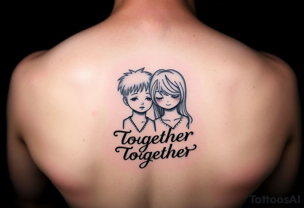 happy and sad together tattoo idea
