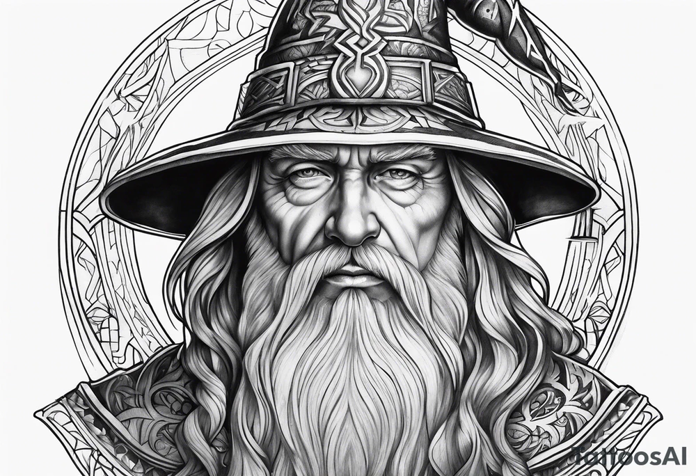 Wizard tattoo idea