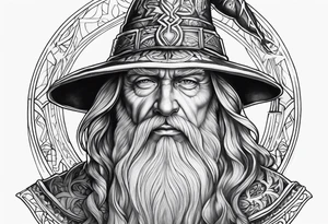 Wizard tattoo idea