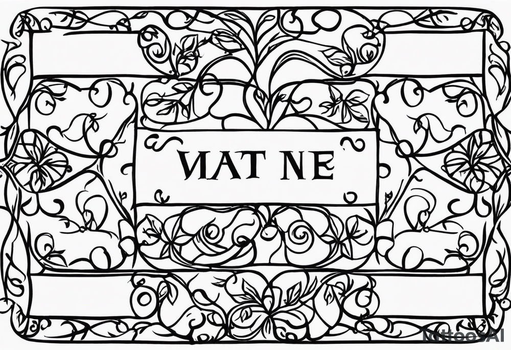 31.8742° N, 91.1366° W, with very simple ivy vines on both sides. tattoo idea