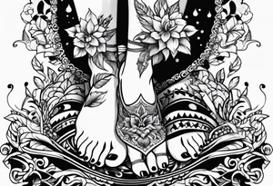 Foot tatoo tattoo idea