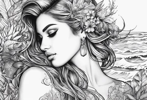 Ocean tattoo idea