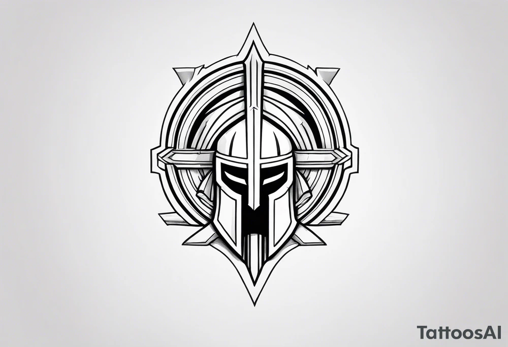 Ancient spartan symbol tattoo tattoo idea