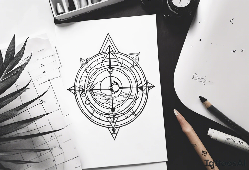 Coordinates tattoo idea