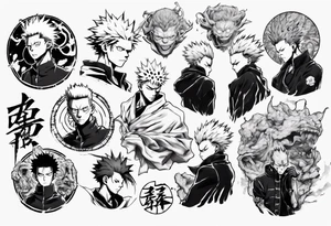 Jujutsu kaisen tattoo idea
