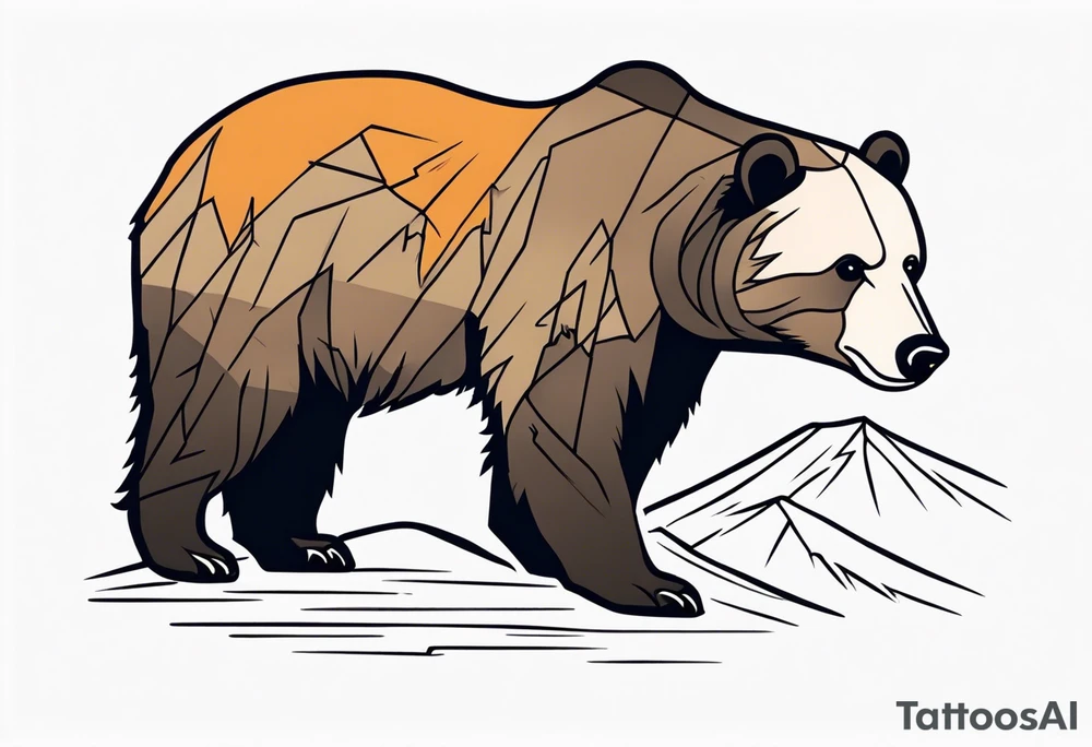 grizzly bear tattoo idea