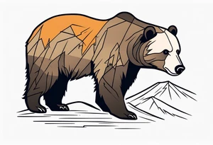 grizzly bear tattoo idea