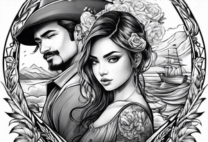 FATHER
2 SONS
DAUGHTER tattoo idea
