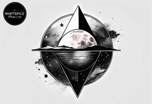 dark side on the moon tattoo idea