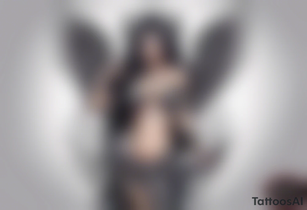 angel of death tattoo idea