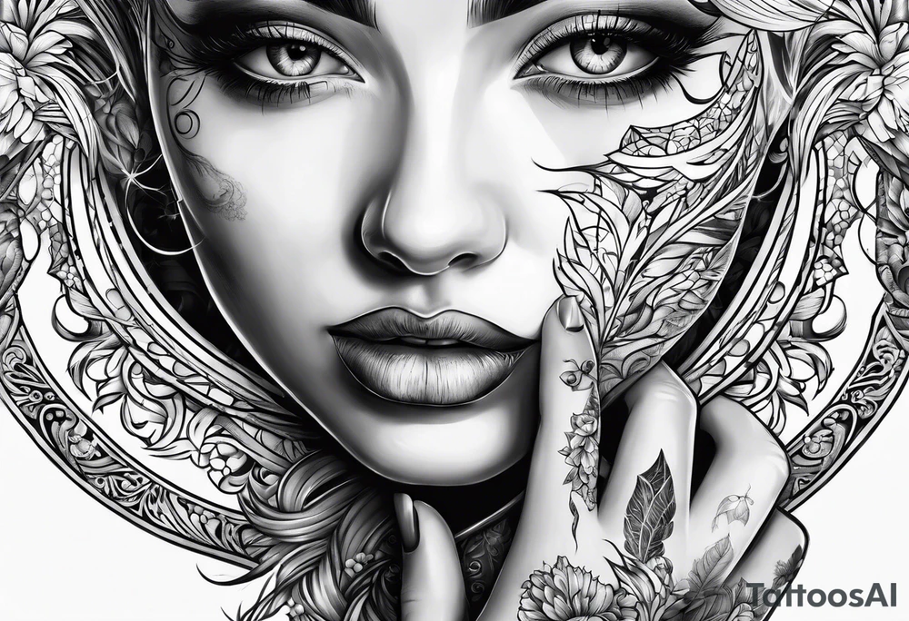 fingers tattoo tattoo idea